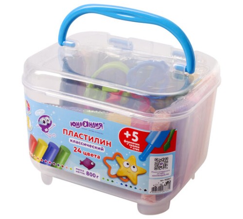 Пластилин в боксе ЮНЛАНДИЯ 