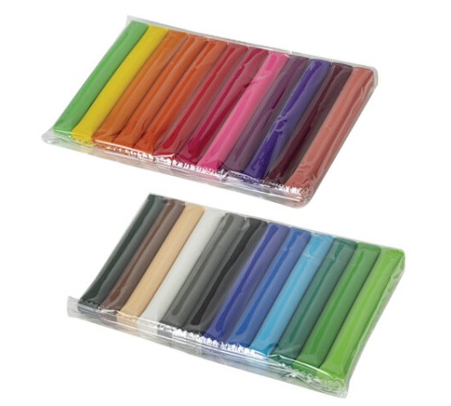 Пластилин классический BRAUBERG KIDS, 24 цвета, 500 г, ВЫСШЕЕ КАЧЕСТВО, 105874