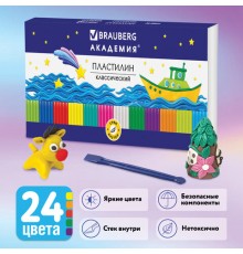 Пластилин классический BRAUBERG 