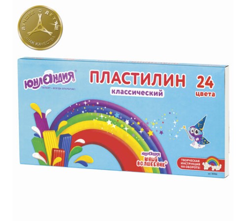 Пластилин классический ЮНЛАНДИЯ 