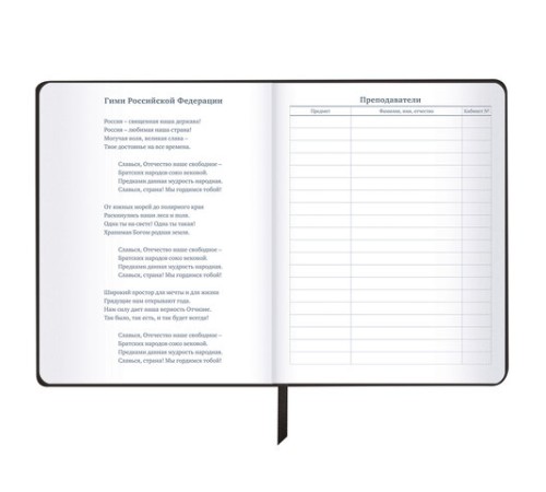 Дневник 1-11 класс 48 л., кожзам (твердая), термотиснение, BRAUBERG 