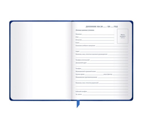 Дневник 1-11 класс 48 л., кожзам (твердая), термотиснение, BRAUBERG 