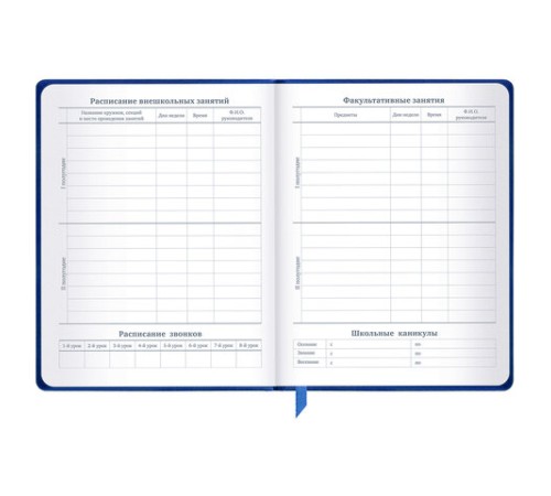 Дневник 1-11 класс 48 л., кожзам (твердая), термотиснение, BRAUBERG 