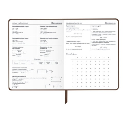 Дневник 1-11 класс 48 л., кожзам (твердая), термотиснение, BRAUBERG 