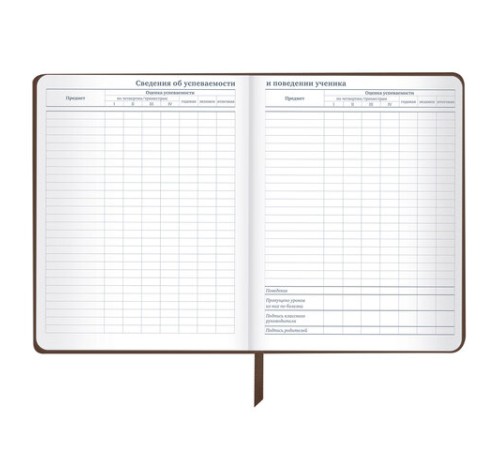Дневник 1-11 класс 48 л., кожзам (твердая), термотиснение, BRAUBERG 