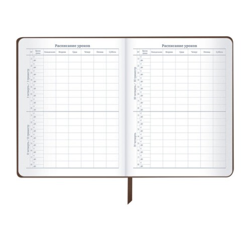 Дневник 1-11 класс 48 л., кожзам (твердая), термотиснение, BRAUBERG 