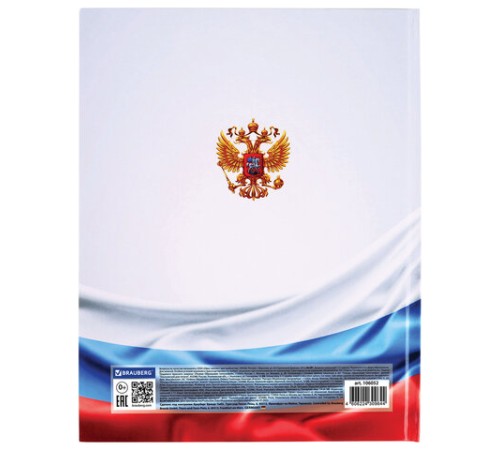 Дневник 1-11 класс 40 л., твердый, BRAUBERG, ламинация, цветная печать, РОССИЙСКОГО ШКОЛЬНИКА-4, 106052