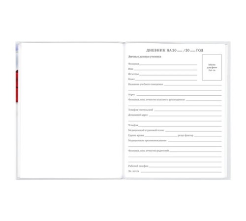 Дневник 5-11 класс 48 л., твердый, BRAUBERG, глянцевая ламинация, с подсказом, 