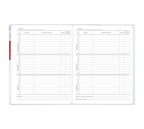 Дневник 5-11 класс 48 л., твердый, BRAUBERG, глянцевая ламинация, с подсказом, 