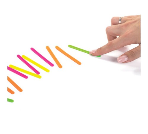 Счетные палочки ЮНЛАНДИЯ, 30 шт., ассорти, в пластиковом пенале, 106145