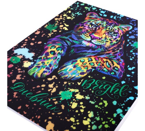 Дневник 1-4 класс 48 л., кожзам (гибкая), печать, фольга, ЮНЛАНДИЯ, 