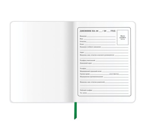 Дневник 1-4 класс 48 л., кожзам (гибкая), печать, фольга, ЮНЛАНДИЯ, 