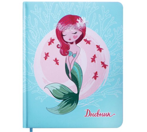 Дневник 1-11 класс 48 л., кожзам (твердая с поролоном), печать, наклейки, ЮНЛАНДИЯ, 