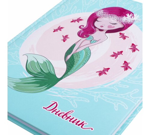 Дневник 1-11 класс 48 л., кожзам (твердая с поролоном), печать, наклейки, ЮНЛАНДИЯ, 