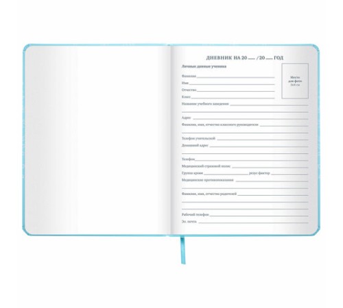 Дневник 1-11 класс 48 л., кожзам (твердая с поролоном), печать, наклейки, ЮНЛАНДИЯ, 