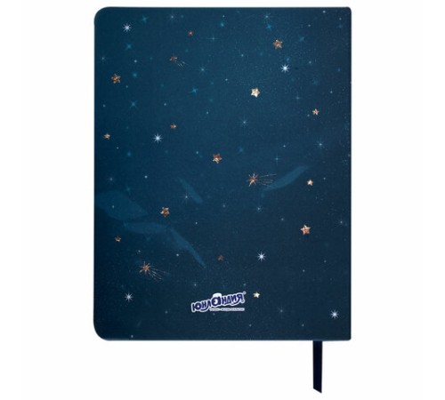 Дневник 1-11 класс 48 л., кожзам (твердая), печать, глиттер, ЮНЛАНДИЯ, 