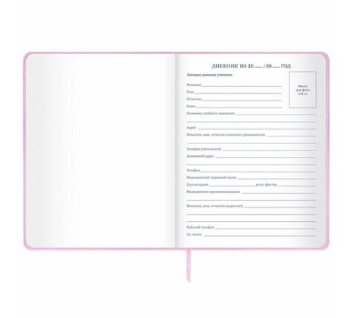 Дневник 1-11 класс 48 л., кожзам (твердая), печать, глиттер, ЮНЛАНДИЯ, 