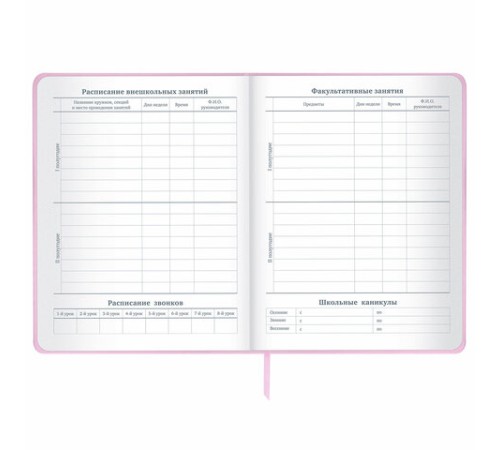 Дневник 1-11 класс 48 л., кожзам (твердая), печать, глиттер, ЮНЛАНДИЯ, 