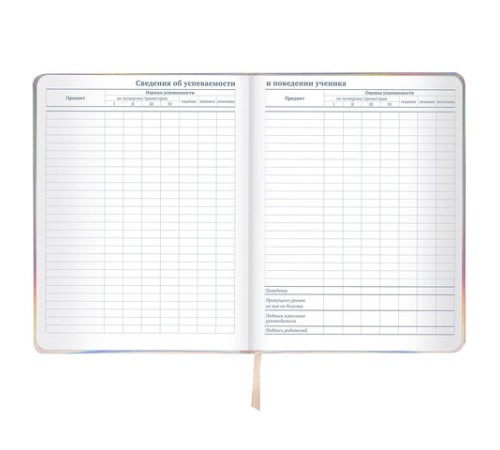 Дневник 1-11 класс 48 л., кожзам (твердая с поролоном), фольга, BRAUBERG HOLIDAY, 