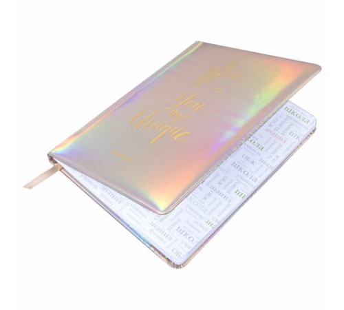 Дневник 1-11 класс 48 л., кожзам (твердая с поролоном), фольга, BRAUBERG HOLIDAY, 