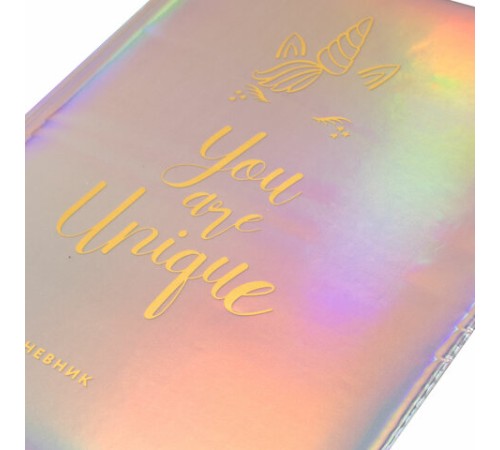 Дневник 1-11 класс 48 л., кожзам (твердая с поролоном), фольга, BRAUBERG HOLIDAY, 