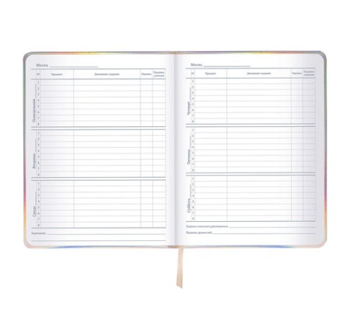 Дневник 1-11 класс 48 л., кожзам (твердая с поролоном), фольга, BRAUBERG HOLIDAY, 