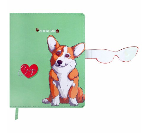 Дневник 1-4 класс 48 л., кожзам (твердая), застежка, ЮНЛАНДИЯ, 