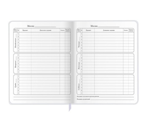 Дневник 1-4 класс 48 л., кожзам (гибкая), печать, фольга, ЮНЛАНДИЯ, 