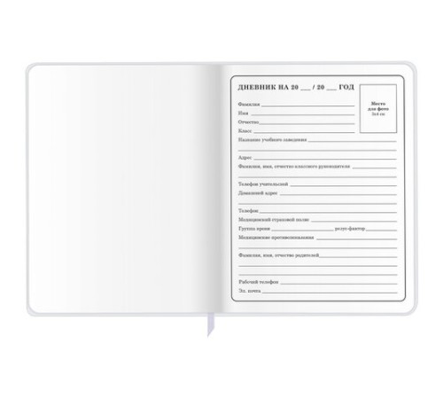 Дневник 1-4 класс 48 л., кожзам (гибкая), печать, фольга, ЮНЛАНДИЯ, 