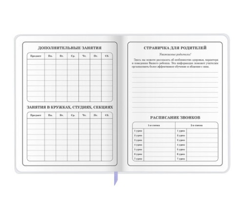 Дневник 1-4 класс 48 л., кожзам (гибкая), печать, фольга, ЮНЛАНДИЯ, 