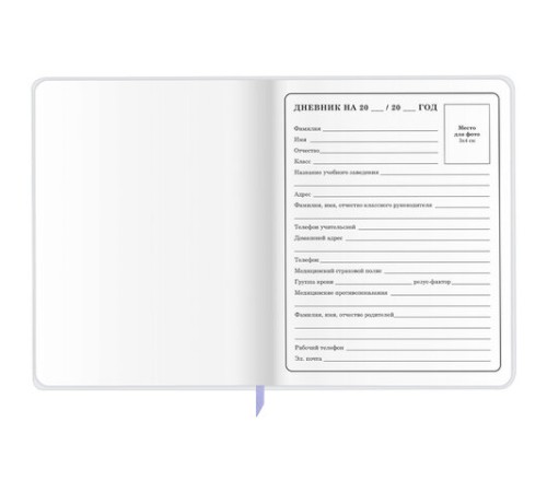 Дневник 1-4 класс 48 л., кожзам (гибкая), печать, фольга, ЮНЛАНДИЯ, 