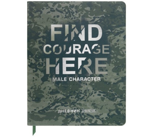 Дневник 1-11 класс 48 л., кожзам (гибкая), печать, фольга, BRAUBERG, 