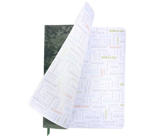 Дневник 1-11 класс 48 л., кожзам (гибкая), печать, фольга, BRAUBERG, 