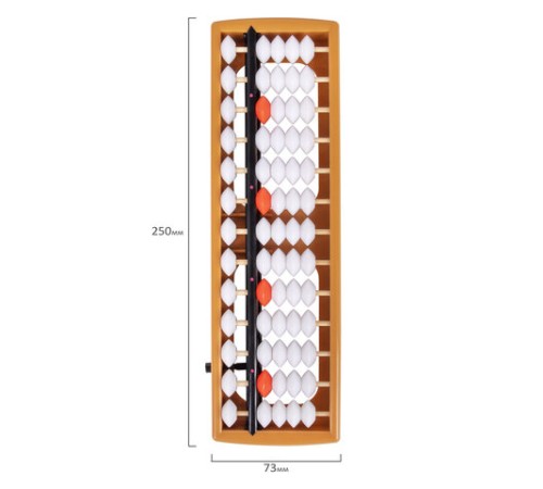 Счеты Абакус (соробан) белые ЮНЛАНДИЯ 