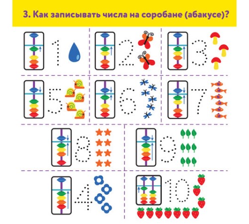 Счеты Абакус (соробан) белые ЮНЛАНДИЯ 