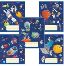 Тетрадь 18 л. HATBER клетка, обложка картон, 