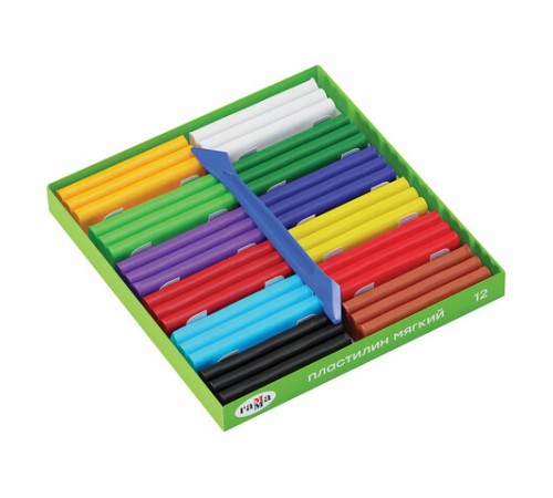 Пластилин восковой ГАММА 