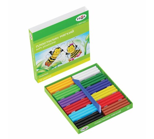 Пластилин восковой ГАММА 