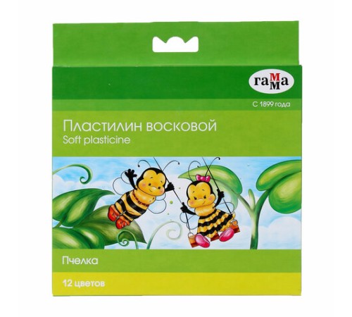 Пластилин восковой ГАММА 