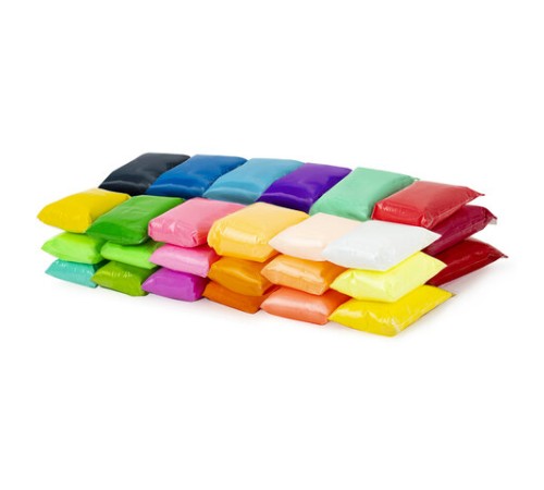 Пластилин супер лёгкий воздушный застывающий 36 цветов, 360 г, 3 стека, BRAUBERG KIDS, 106308