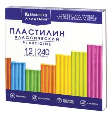 Пластилин классический BRAUBERG 