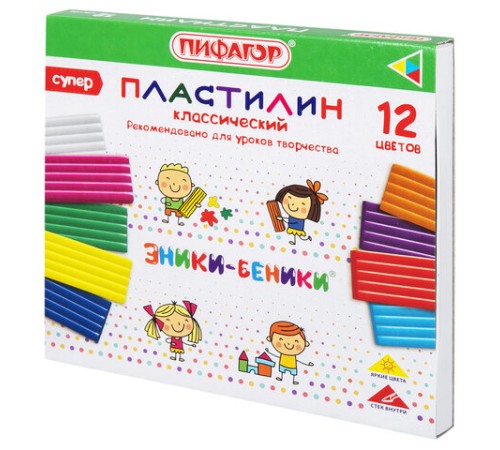 Пластилин классический ПИФАГОР 