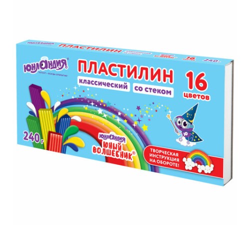 Пластилин классический ЮНЛАНДИЯ 