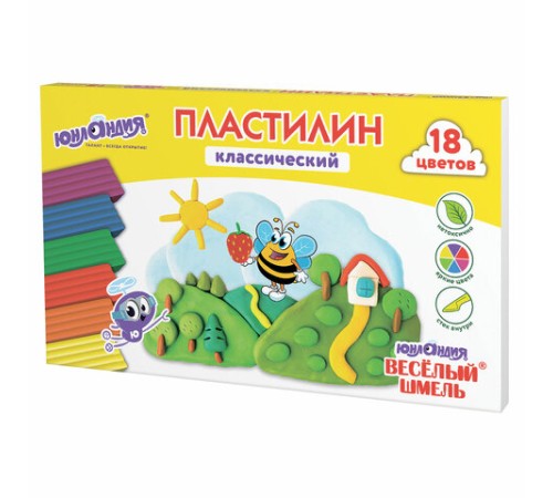Пластилин классический ЮНЛАНДИЯ 