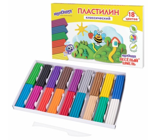 Пластилин классический ЮНЛАНДИЯ 