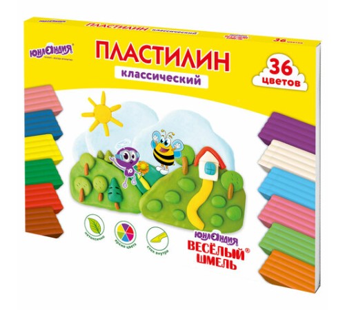 Пластилин классический ЮНЛАНДИЯ 