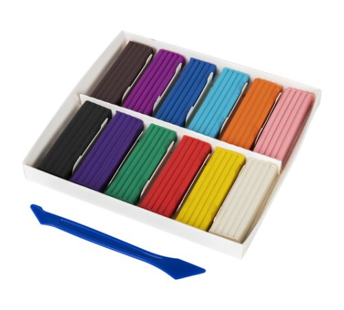 Пластилин классический BRAUBERG KIDS, 12 цветов, 240 г, стек, ВЫСШЕЕ КАЧЕСТВО, 106436