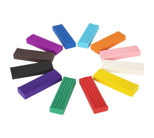 Пластилин классический BRAUBERG KIDS, 12 цветов, 240 г, стек, ВЫСШЕЕ КАЧЕСТВО, 106436