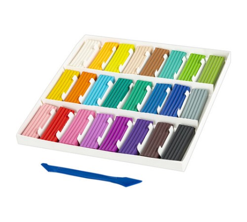 Пластилин классический BRAUBERG KIDS, 24 цвета, 480 грамм, стек, ВЫСШЕЕ КАЧЕСТВО, 106437