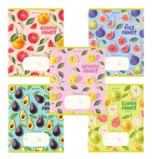 Тетрадь 12 л. BRAUBERG, клетка, обложка картон, 